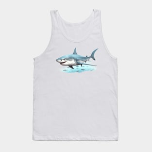 Blue Shark Tank Top